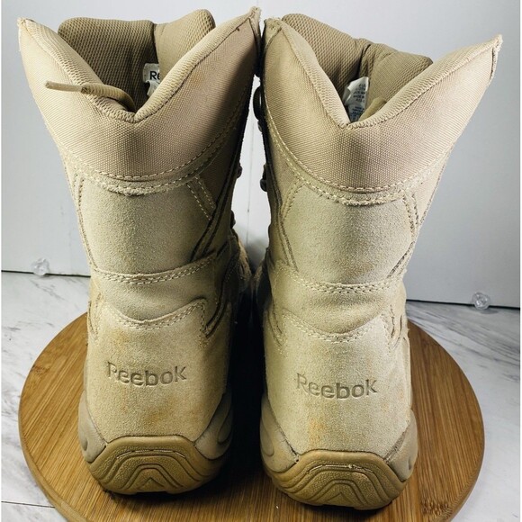Reebok Tactical Boots Slip Resistant Beige Solid Men’s US 11.5W MPN RB8896
